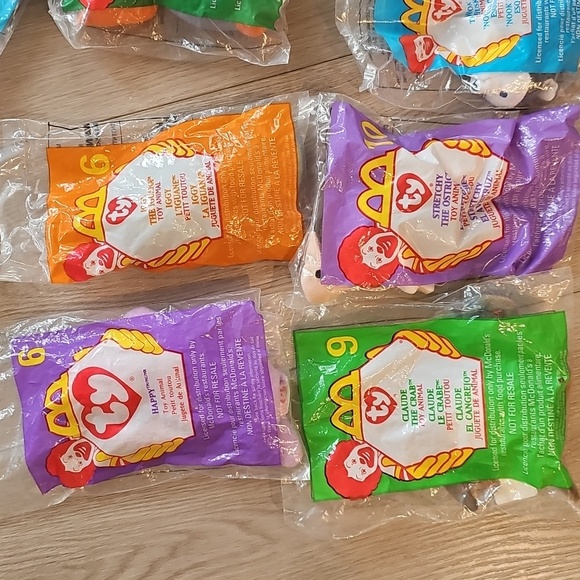 Vintage 90s Unopened McDonalds TY Beanie Baby Lot Of 11 - Picture 3 of 11
